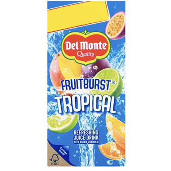 DEL MONTE FRUIT BURST TROPICAL PM ¬£1.29 / 2F¬£2