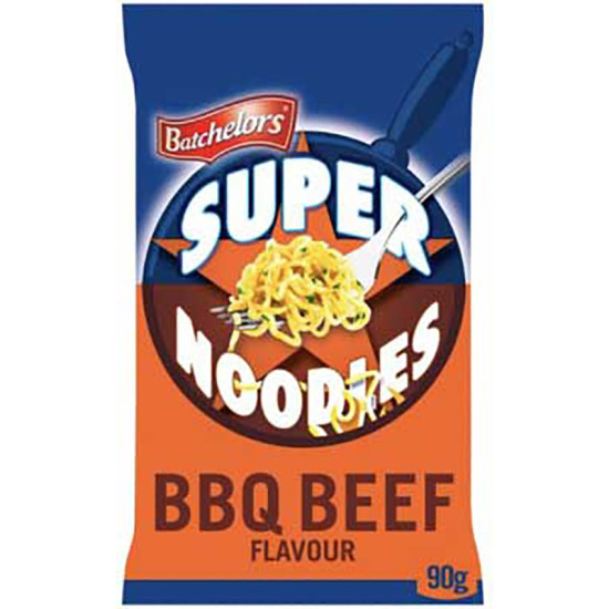 BATCHELORS SUPER NOODLE BBQ BEEF POT 100g PM ¬£1.59