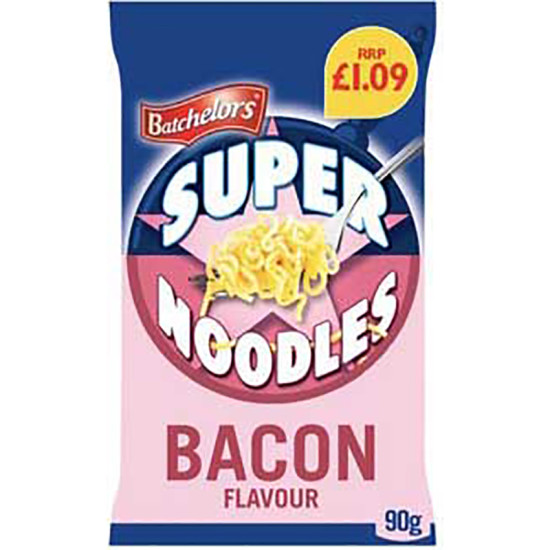 BATCHELORS SUPER NOODLES BACON PM ¬£1.09