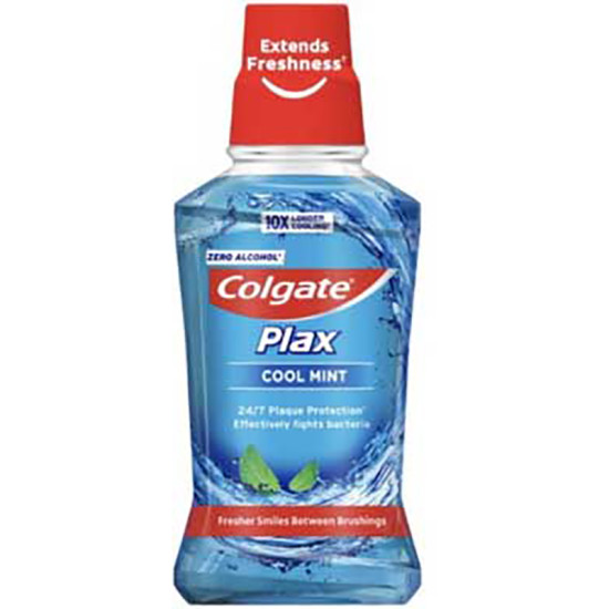 COLGATE MOUTH WASH PLAX COOL MINT BLUE PM ¬£1.49