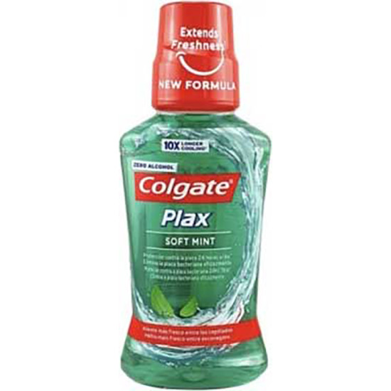 COLGATE MOUTHWASH PLAX SOFT MINT 250ML ¬£1.49