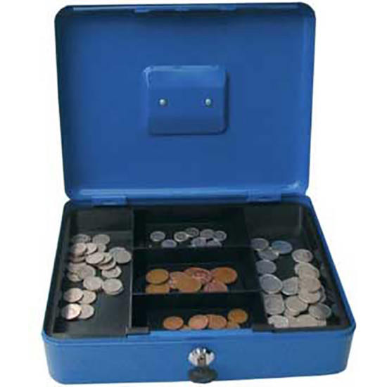 10 INCH METAL CASH BOX