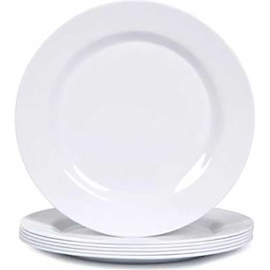 10 INCH DINNER PLATE MELAMINE - 6PC