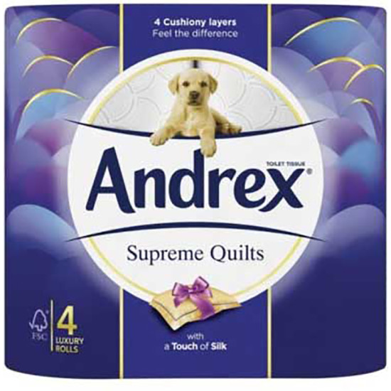 ANDREX SUPREME QUILT 4pk 