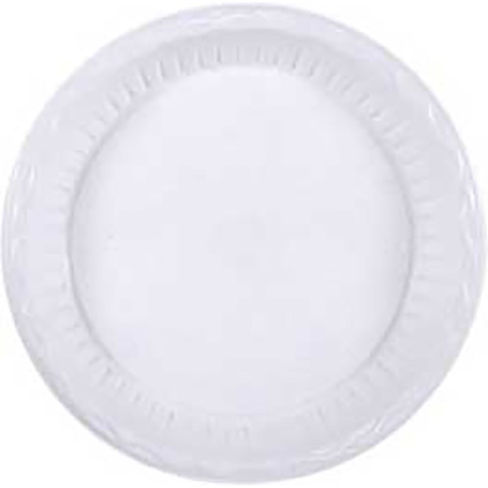 PLASTIC PLATE 6 COMPARTMENT 25PK