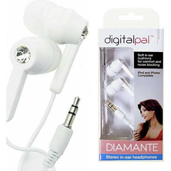 DIAMANTE EARPHONES