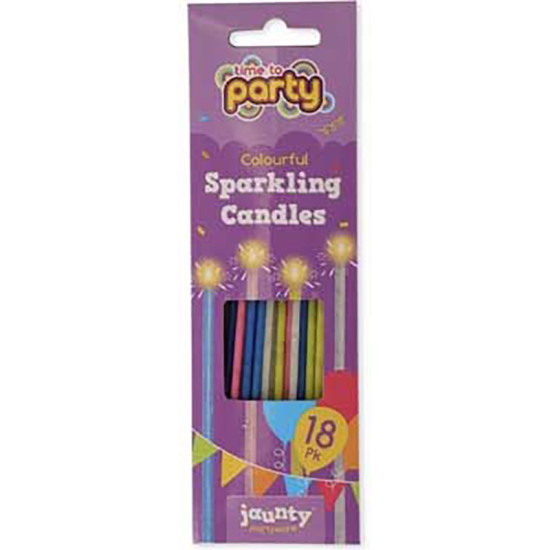 SPARKLING CANDLES 18PK