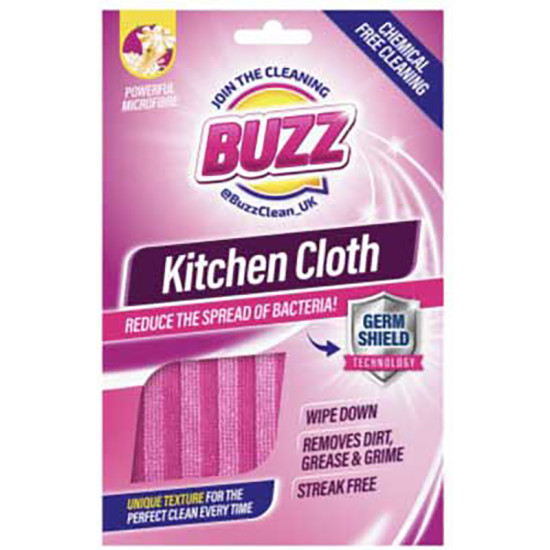 BUZZ MICROFIBRE KITCHEN CLOTH WITH GERM SHIELD