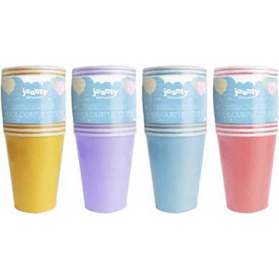 COLOURFUL CUPS 15PK