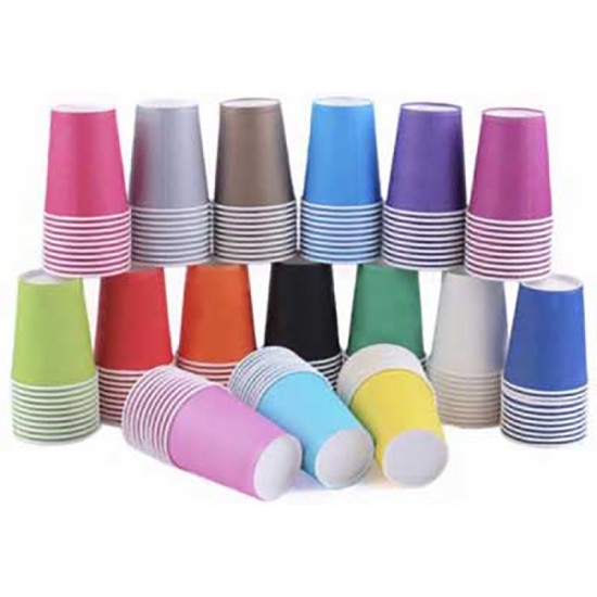 COLORFUL CUPS 15pk 250ml