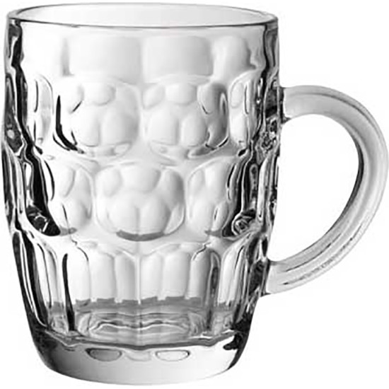 560cc BEER MUG CLEAR GLASS