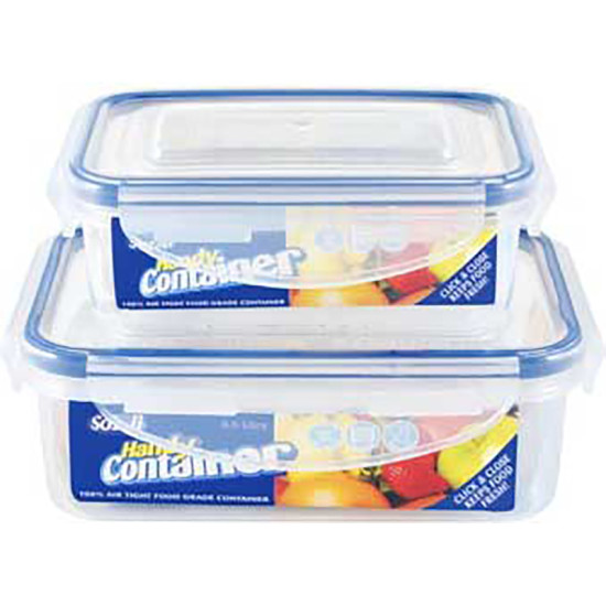 2PK AIRTIGHT FOOD CONTAINER - 500ml & 240ml