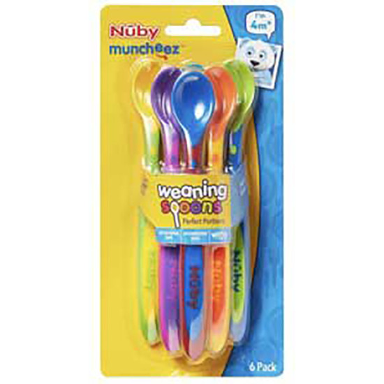 6pk BABY WEANING SPOONS