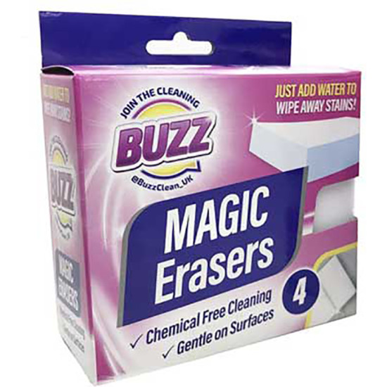 BUZZ SPONGE ERASERS 4PK