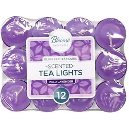 12PK SHRINKED FRAGRANCED TEALIGHTS