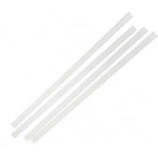 SMOOTHIE STRAWS PLASTIC WHITE 80pc