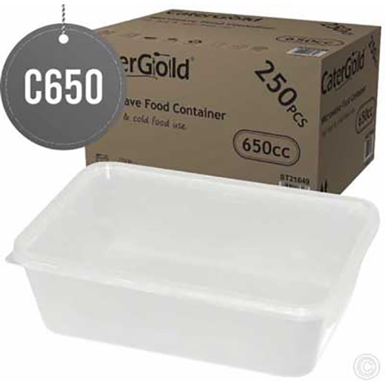 C650 CONTAINER & LIDS 250s