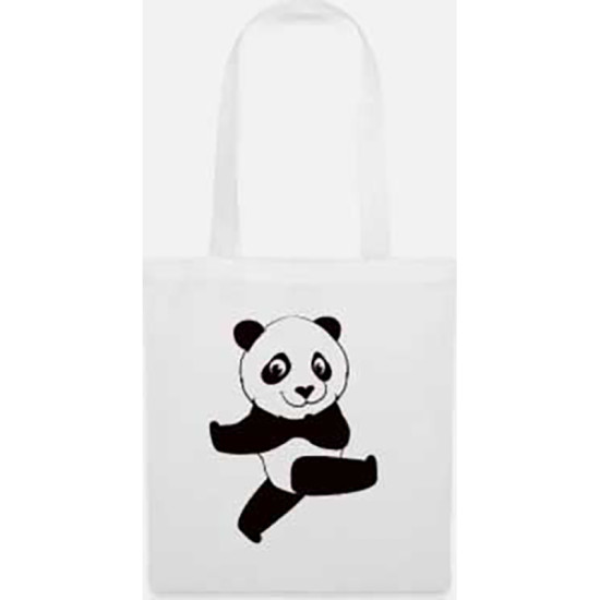 KCS BABY PANDA DESIGN CARRY BAG - 12PCS