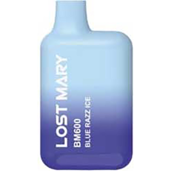 LOST MARY 600 PUFFS DISPOSABLE BLUE RAZZ ICE 2%