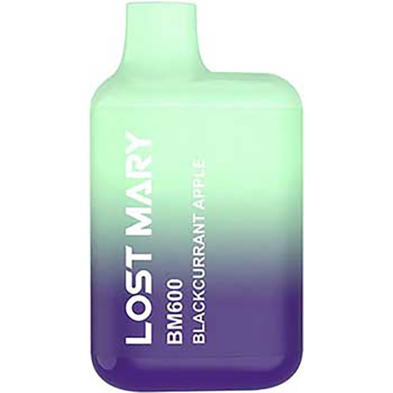 LOST MARY 600 PUFFS DISPOSABLE BLACKCURRANT APPLE 2%