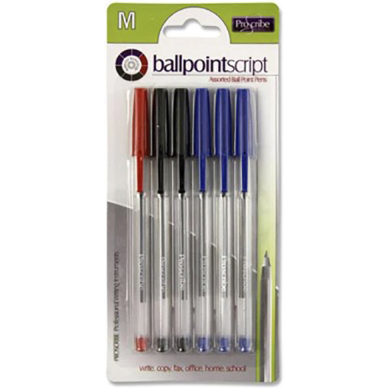 6PK BALLPOINT PENS