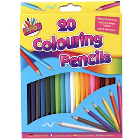 COLOURING PENCILS - 20 COLOURS