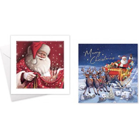 CHRISTMAS CARDS - 10 SQUARE BOXED