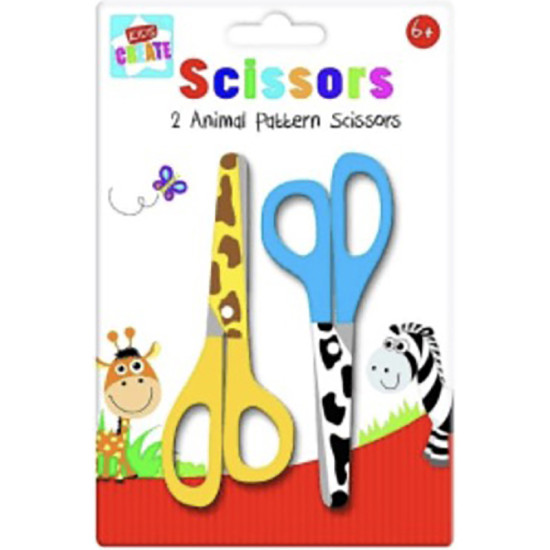 PRINTED CREATIVE SCISSORS 2PK