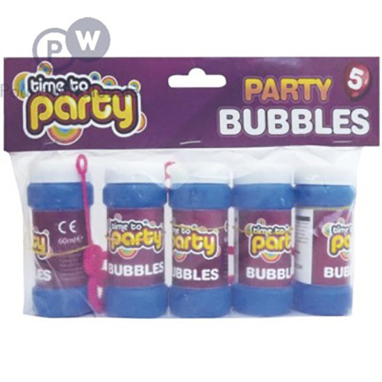 PARTY BUBBLES 5pk